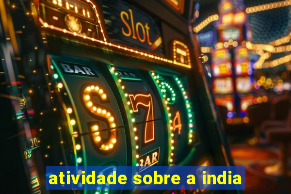 atividade sobre a india